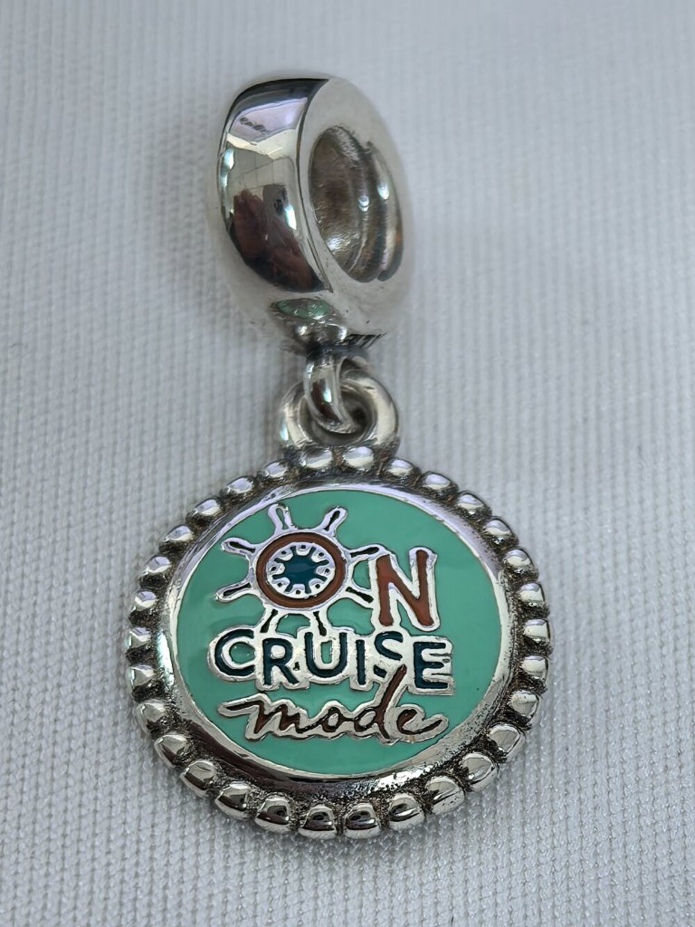 Pandora On Cruise Mode Vacation Charm Pendant, S925 Silver Jewelry